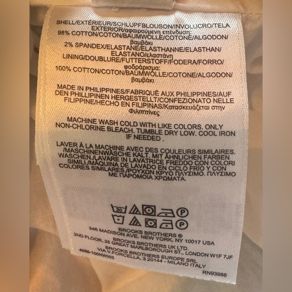 Brooks Brothers Cotton Lined Seersucker Striped Dress- Size 6 - Picture 6 of 6